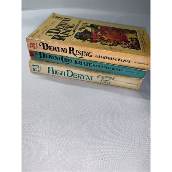 COMPLETE SET (3) KATHERINE KURTZ Books CHRONICLES OF DERYNI Series DERYNI RISING - Picture 9 of 14